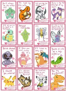 Pokemon Pokemon valentine, Nerdy valentines, Pokemon puns