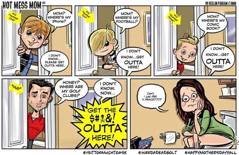 Behind the Scenes: Pee Privacy Hot Mess Mom- the Comic!