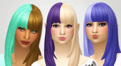noodles- Cats and Dogs Two Toned Bangs Recolors Sorry this..