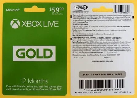 Xbox One Live Free Codes