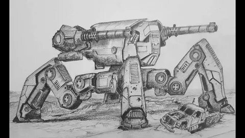 как нарисовать War Robots