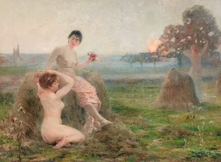 File:Henry-Eugène Delacroix - The enchanted hour.jpg - Wikim