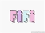 Fifi Logo Free Name Design Tool from Flaming Text