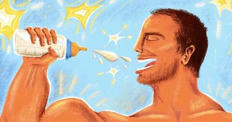 "Breast is best": Dieser Mann trinkt Muttermilch fÃ¼r den Mus