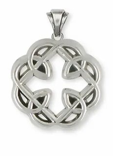 Celtic Knot Father And Daughter Cross Pendant Jewelry Handma
