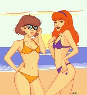 ArtStation - Velma and Daphne at the beach