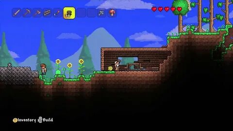 Terraria Adventures #1 - Crazy Naked Old Man - Captain Brad 