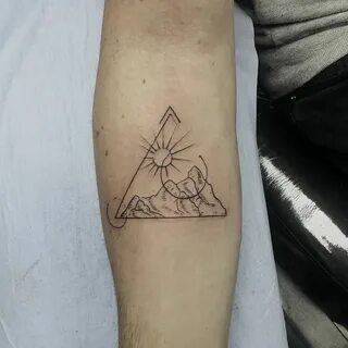 Triangle Tattoo. A triangle is said to be as old as the dawn