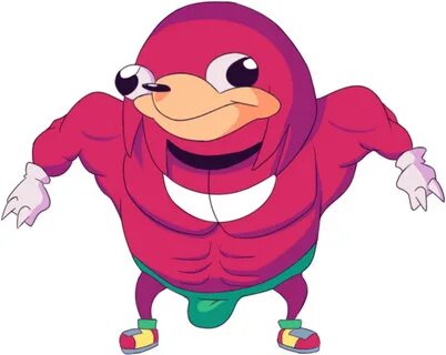 Uganda Knuckles Clipart - Large Size Png Image - PikPng