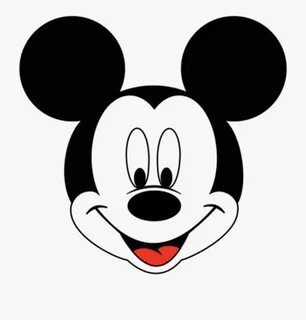 Mickey Mouse Head Outline Png - Mickey Mouse Face Png , Free