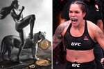 Amanda Nunes shares naked picture with her UFC belts leaving