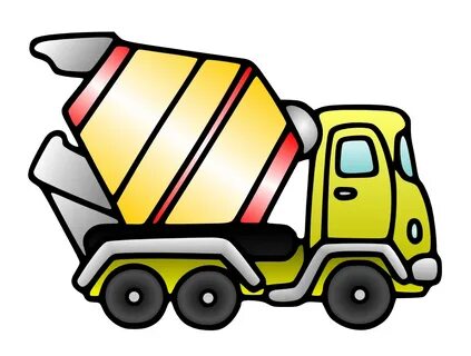 Cement Mixer Clip art, Mixer truck, Vehicles
