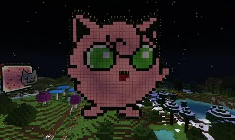 Jigglypuff with green eyes Minecraft Map