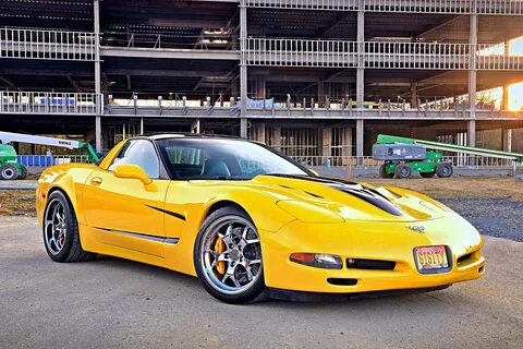 The Ultimate Daily Supercar: Yellow Chevy Corvette Enhanced 