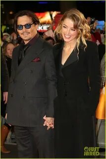 Full Sized Photo of johnny depp amber heard mortdecai premie