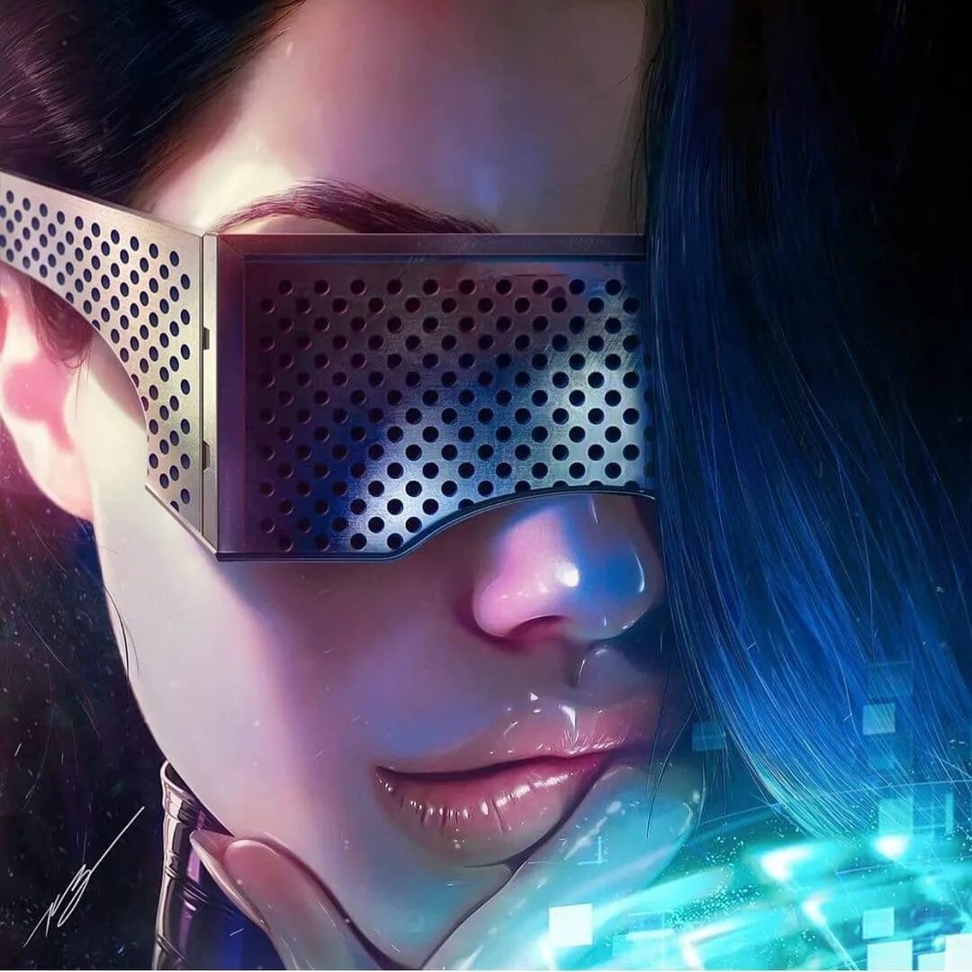 Cyberpunk avatar girl фото 96
