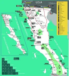 Mapa Turistico De Ensenada Baja California