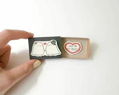Boo Card / Cadeau damour pour petit ami &Girlfriend / Cadeau