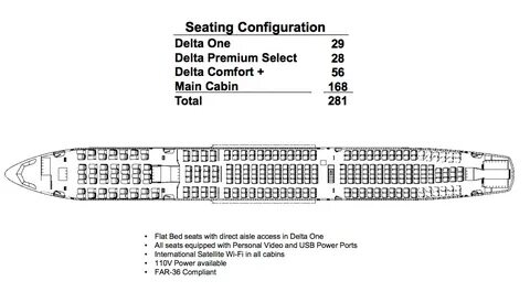 Delta Unveils A330-900neo Seat Configurations