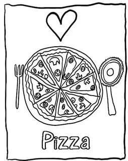 Pizza Coloring Pages - Best Coloring Pages For Kids