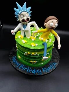 Rick and Morty Cake. Crazy birthday cakes, Rick and morty, T