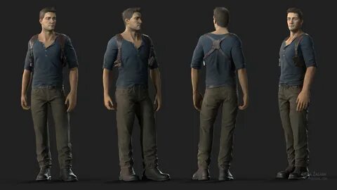 ArtStation - Nathan Drake fanart