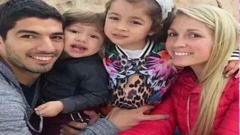 Luis Suarez and his wife and two Children's HD - YouTube