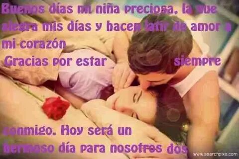 ❤ Buenos dias mi amor (Frases) ❤