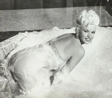 Vintage 8X10 Publicity Photo of Jayne Mansfield Taking a Bub