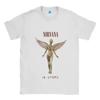 white nirvana t shirt 