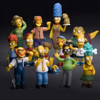 THE SIMPSONS Family PVC Action Figure Toys Model Dolls Whole