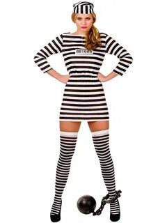 Black/White Prisoner/Convict/Inmate Striped Socks Unisex Cos