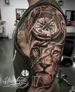 Топовые татуировки Sleeve tattoos, Full sleeve tattoos, Lion