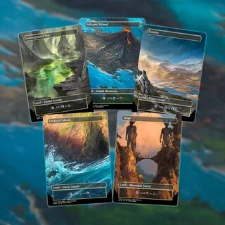 Toys & Hobbies Magic: The Gathering 10 Dual Lands Altered Fu