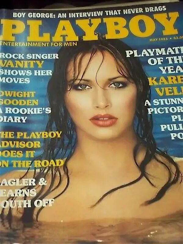 VINTAGE PLAYBOY MAGAZINE MAY 1985 KAREN VELEZ DWIGHT GOODEN 