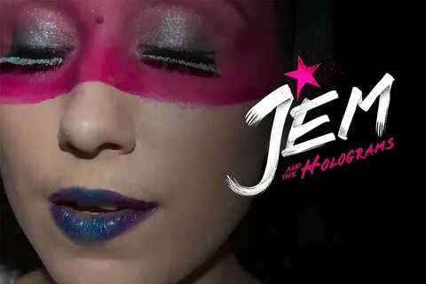Jem And The Holograms Inspired Makeup - YouTube