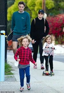 Olivia Wilde enjoys some outside time with her kids and brot