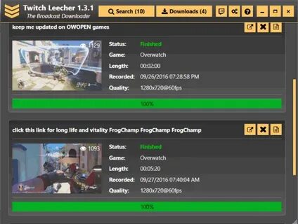 Free and Extremely Fast Twitch VOD Downloader Software