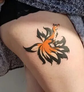 Nine Tail Fox Tattoo - Floss Papers