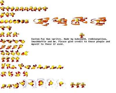 Custom Pac Man Sprites by AlextheStarChild on DeviantArt