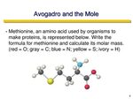 PPT - CHAPTER 3-A Moles, Masses, and Chemical Equations Powe