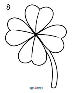 How to Draw a Four Leaf Clover (Step by Step Pictures)