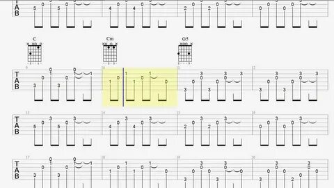 Guitar Tab - Wake Me Up When September Ends - Condensed Vers