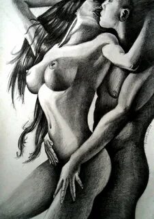 Passion And Pleasure, Drawing by Apostolos Gagastathis Artma