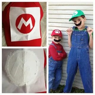 DIY Mario and Luigi Costumes by Maker Mama, via Flickr Luigi