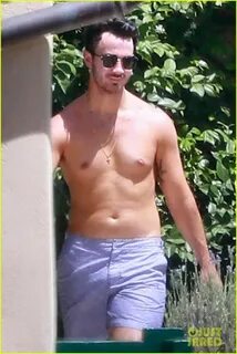 Kevin Jonas Shows Off Shirtless Torso In France Ahead of Joe