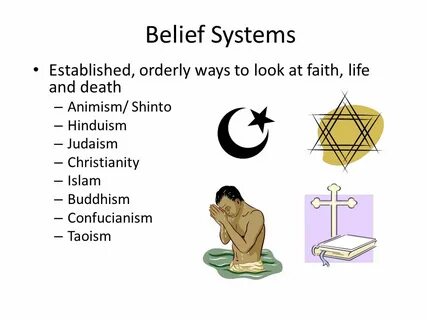 Belief Systems Established, orderly ways to look at faith, l