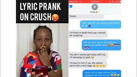 LYRIC PRANK ON CRUSH (GONE NAUGHTY)!!!!!🤣 - YouTube