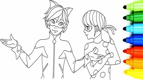 How to Draw Miraculous Ladybug, Coloring Pages Cat Noir, Art