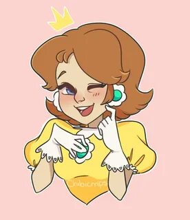 Princess Daisy by https://www.deviantart.com/chibicmps on @D